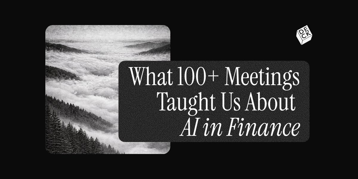 100 Conversations on AI in Finance